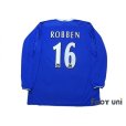 Photo2: Chelsea 2003-2005 Home Long Sleeve Shirt #16 Robben (2)