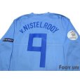 Photo4: Netherlands 2008 Away Authentic Long Sleeve Shirt #9 v. Nistelrooy UEFA Euro Qualifiers 2008 Patch/Badge w/tags