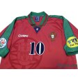 Photo3: Portugal Euro 1996 Home Shirt #10 Rui Costa UEFA Euro 1996 Patch/Badge UEFA Fair Play Patch/Badge (3)