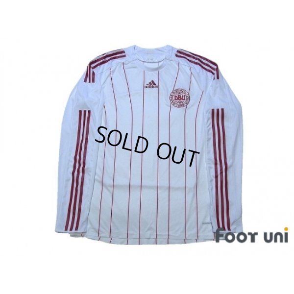 Photo1: Denmark 2008 Away Authentic Long Sleeve Shirt