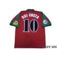 Photo2: Portugal Euro 1996 Home Shirt #10 Rui Costa UEFA Euro 1996 Patch/Badge UEFA Fair Play Patch/Badge (2)