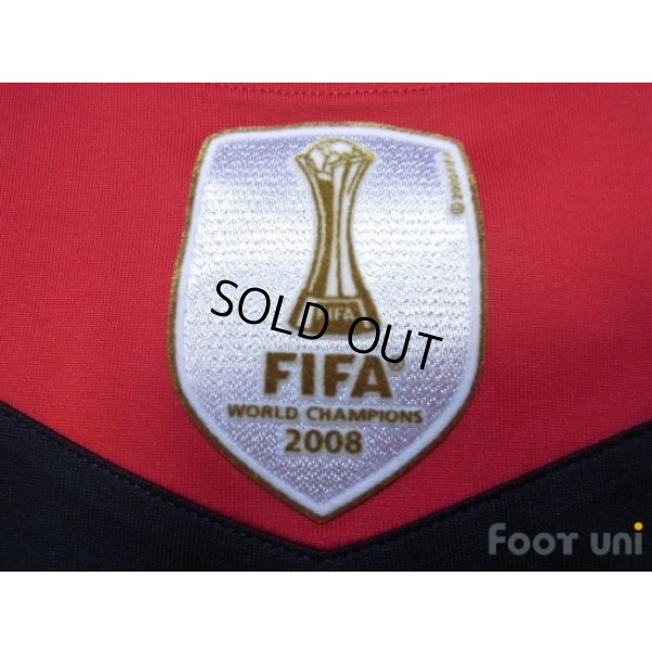 Photo7: Manchester United 2009-2010 Home Shirt #18 Scholes FIFA World Champions 2008 Patch/Badge