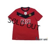 Manchester United 2009-2010 Home Shirt #18 Scholes FIFA World Champions 2008 Patch/Badge