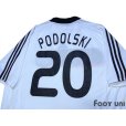 Photo4: Germany Euro 2008 Home Shirt #20 Podolski w/tags (4)