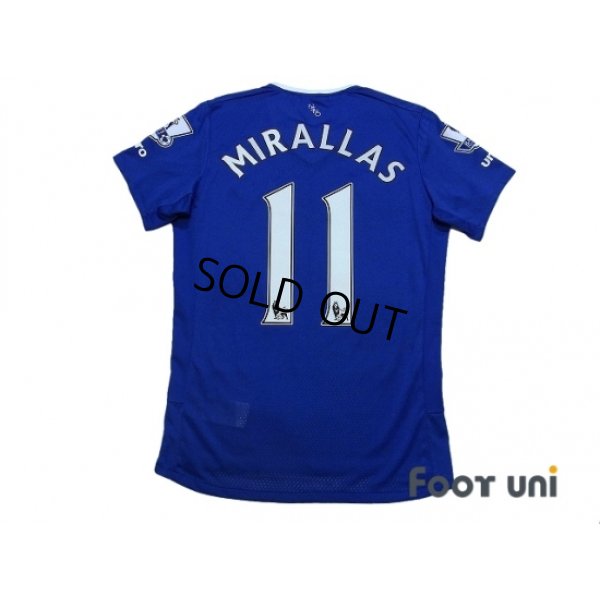 Photo2: Everton 2015-2016 Home Shirt #11 Mirallas BARCLAYS PREMIER LEAGUE Patch/Badge