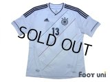 Germany Euro 2012 Home Shirt #13 Muller