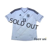 Germany Euro 2012 Home Shirt #13 Muller