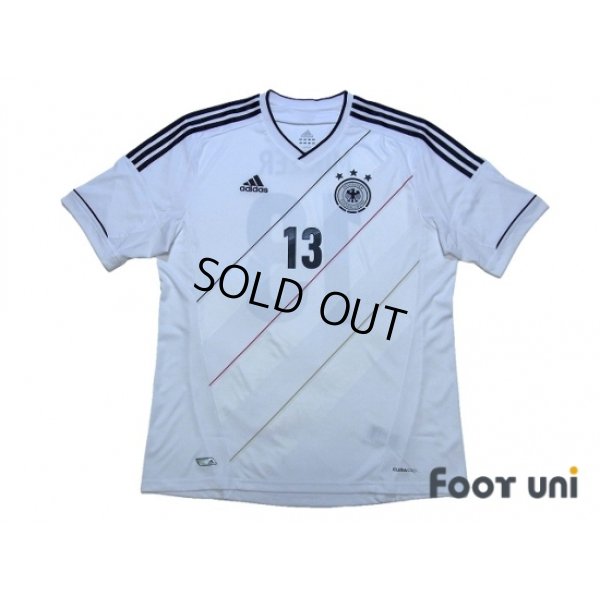 Photo1: Germany Euro 2012 Home Shirt #13 Muller