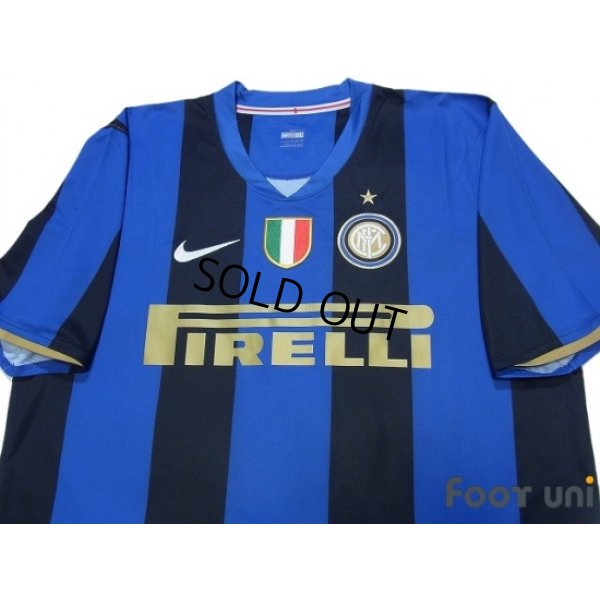 Photo3: Inter Milan 2008-2009 Home Shirt #8 Ibrahimović Scudetto Patch/Badge