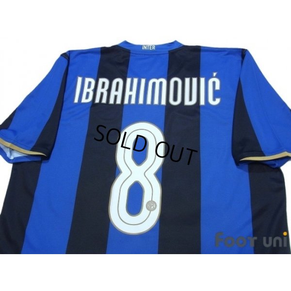 Photo4: Inter Milan 2008-2009 Home Shirt #8 Ibrahimović Scudetto Patch/Badge