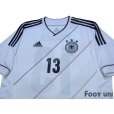 Photo3: Germany Euro 2012 Home Shirt #13 Muller (3)