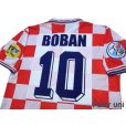 Photo4: Croatia 1996 Home Shirt #10 Boban UEFA Euro 1996 Patch/Badge UEFA Fair Play Patch/Badge (4)