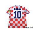 Photo2: Croatia 1996 Home Shirt #10 Boban UEFA Euro 1996 Patch/Badge UEFA Fair Play Patch/Badge (2)