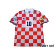 Photo1: Croatia 1996 Home Shirt #10 Boban UEFA Euro 1996 Patch/Badge UEFA Fair Play Patch/Badge (1)