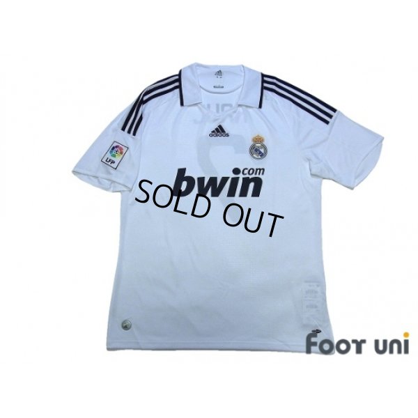 Photo1: Real Madrid 2008-2009 Home Shirt #7 Raul LFP Patch/Badge w/tags