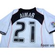 Photo4: Valencia 2004-2005 Home Shirt #21 Aimar (4)