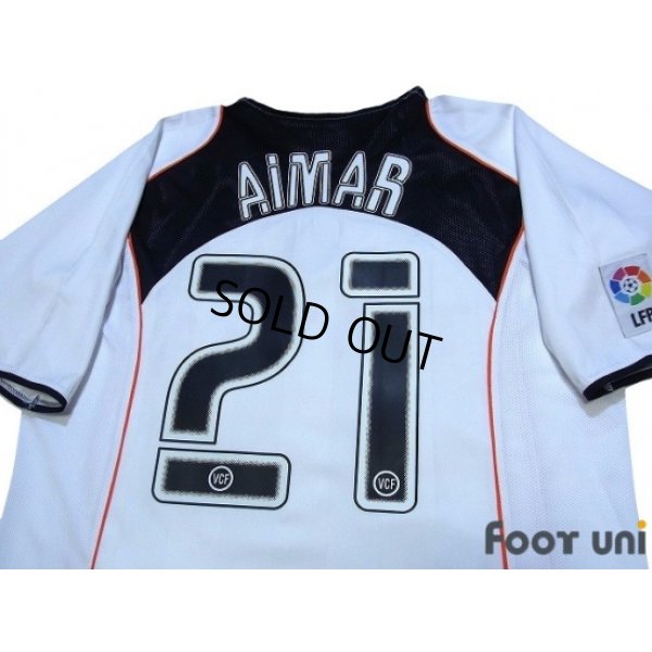 Photo4: Valencia 2004-2005 Home Shirt #21 Aimar