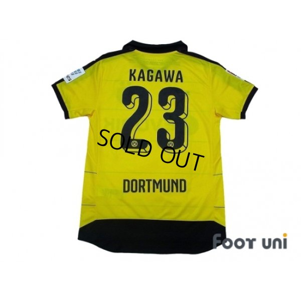 Photo2: Borussia Dortmund 2015-2016 Home Shirt #23 Kagawa Bundesliga Patch/Badge