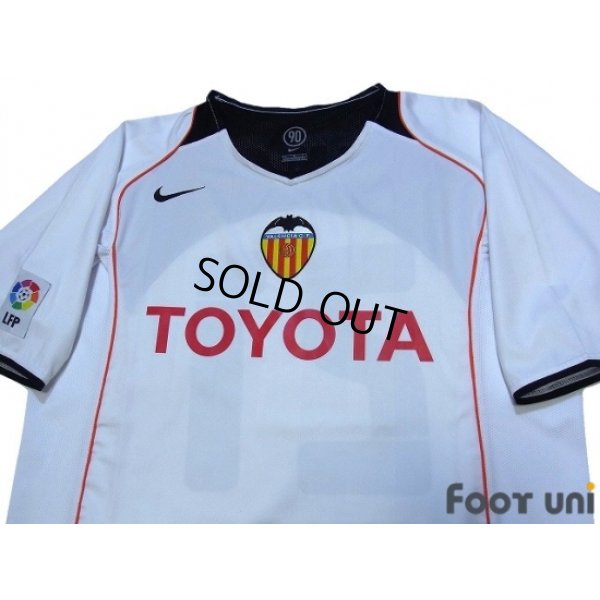 Photo3: Valencia 2004-2005 Home Shirt #21 Aimar