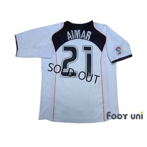 Photo2: Valencia 2004-2005 Home Shirt #21 Aimar