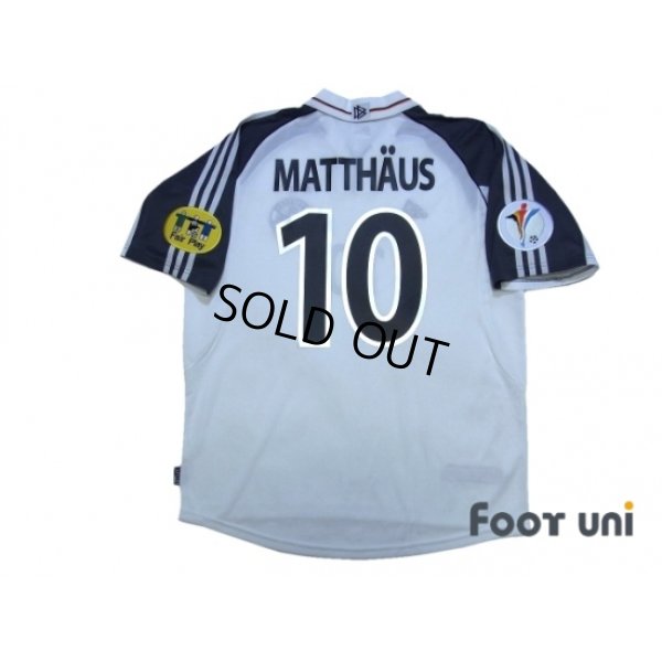 Photo2: Germany Euro 2000 Home Shirt #10 Matthaus UEFA Euro 2000 Patch/Badge
