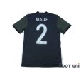 Photo2: Germany 2016 Away Reversible Shirt #2 Mustafi FIFA World Champions 2014 Patch/Badge (2)