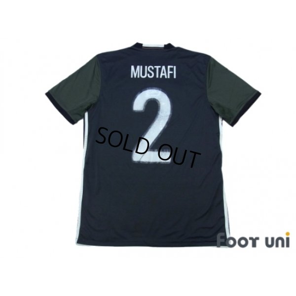 Photo2: Germany 2016 Away Reversible Shirt #2 Mustafi FIFA World Champions 2014 Patch/Badge