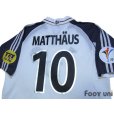 Photo4: Germany Euro 2000 Home Shirt #10 Matthaus UEFA Euro 2000 Patch/Badge