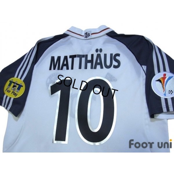 Photo4: Germany Euro 2000 Home Shirt #10 Matthaus UEFA Euro 2000 Patch/Badge