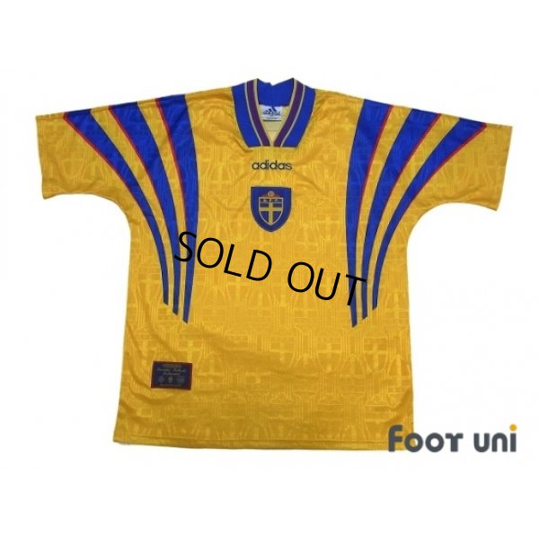 Photo1: Sweden 1996 Home Shirt