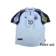 Photo1: Germany Euro 2000 Home Shirt #10 Matthaus UEFA Euro 2000 Patch/Badge (1)