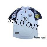 Germany Euro 2000 Home Shirt #10 Matthaus UEFA Euro 2000 Patch/Badge