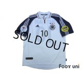 Germany Euro 2000 Home Shirt #10 Matthaus UEFA Euro 2000 Patch/Badge