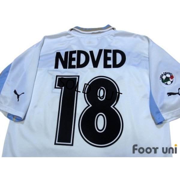 Photo4: Lazio 2000-2001 Centenario #18 Nedved Lega Calcio Patch/Badge