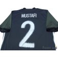 Photo4: Germany 2016 Away Reversible Shirt #2 Mustafi FIFA World Champions 2014 Patch/Badge