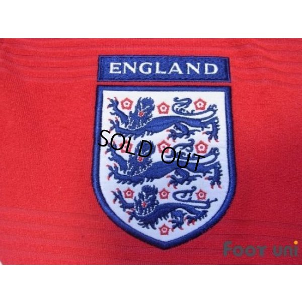 Photo6: England 2000 Away Shrit #10 Owen UEFA Euro 2000 Patch/Badge UEFA Fair Play Patch/Badge