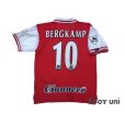 Photo2: Arsenal 1996-1998 Home Shirt #10 Bergkamp The F.A. Premier League Patch/Badge (2)