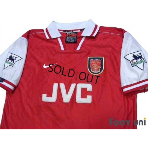 Photo3: Arsenal 1996-1998 Home Shirt #10 Bergkamp The F.A. Premier League Patch/Badge