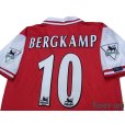 Photo4: Arsenal 1996-1998 Home Shirt #10 Bergkamp The F.A. Premier League Patch/Badge (4)