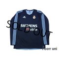 Real Madrid 2003-2004 Away Authentic L/S Shirt #5 Zidane