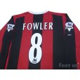 Photo4: Manchester City 2003-2005 Away Long Sleeve Shirt #8 Fowler Barclaycard Premiership Patch/Badge