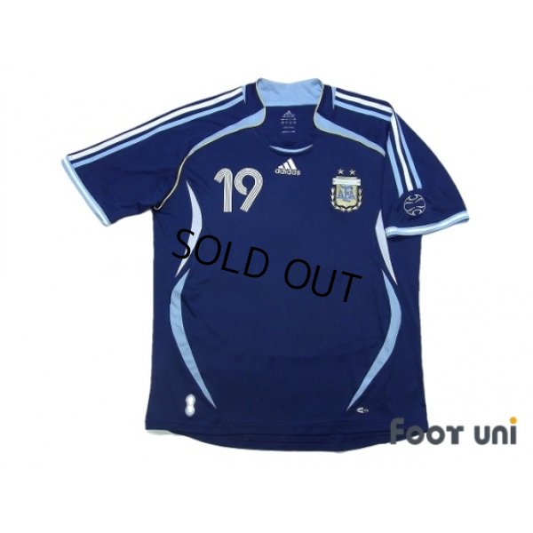 Photo1: Argentina 2006 Away Shirt #19 Messi