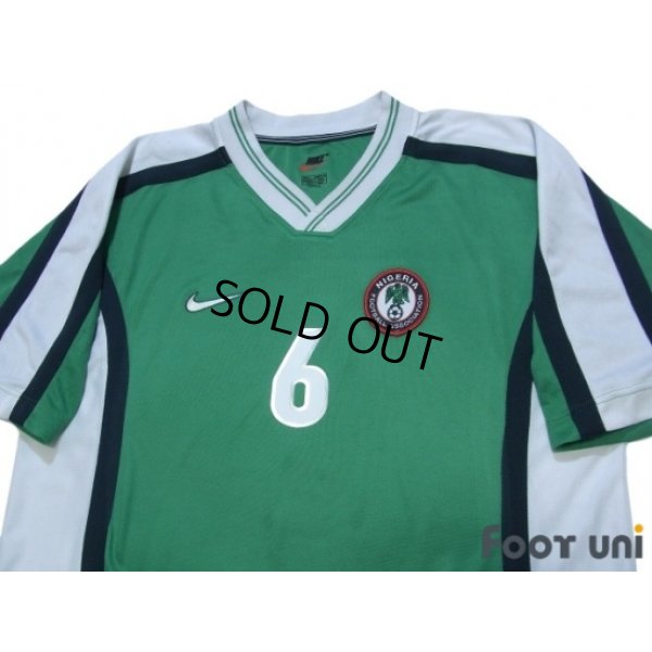 Photo3: Nigeria 1998 Home Shirt #6 West