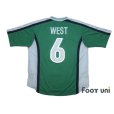 Photo2: Nigeria 1998 Home Shirt #6 West (2)