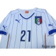 Photo3: Italy 2014 Away Shirt #21 Pirlo