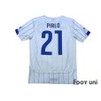 Photo2: Italy 2014 Away Shirt #21 Pirlo (2)