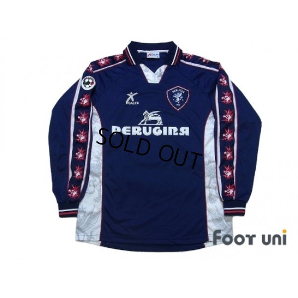 Photo1: Perugia 1999-2000 3RD Long Sleeve Shirt #7 Nakata Lega Calcio Patch/Badge