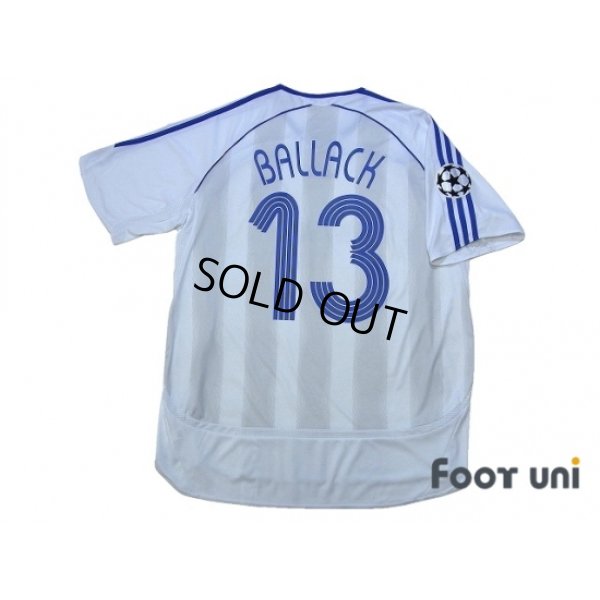 Photo2: Chelsea 2006-2007 Away Shirt #13 Ballack Champions League Patch/Badge