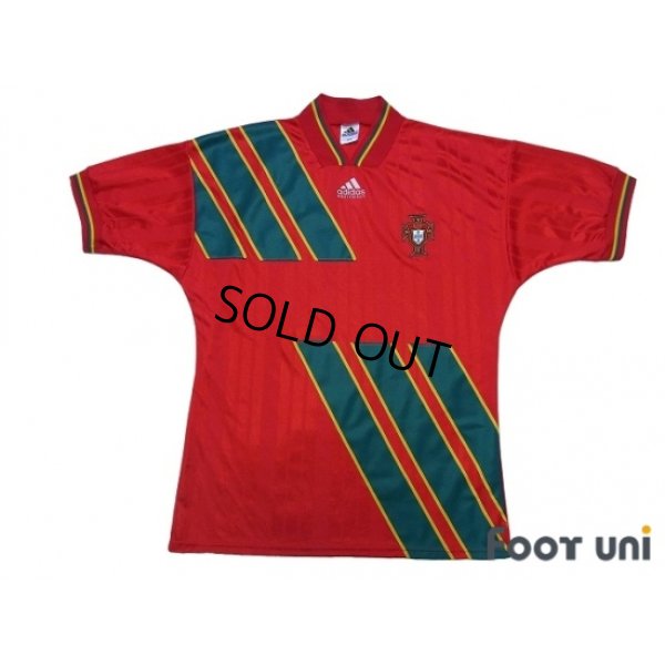 Photo1: Portugal 1994 Home Shirt