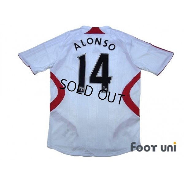 Photo2: Liverpool 2007-2008 Away Authentic Shirt #14 Alonso